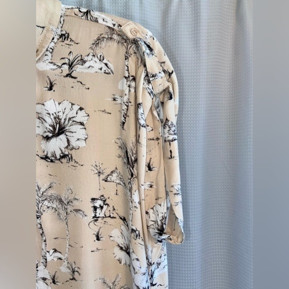 Women’s InWear Short sleeves buttoned up floral blouse size 12 - Picture 5 of 14